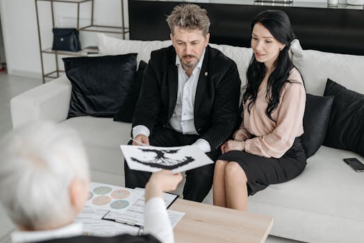 woman presenting to a client