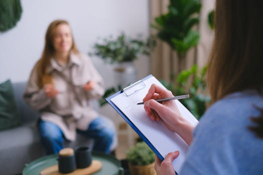 image of a consultant presenting to a client