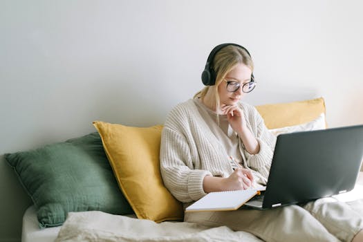 a consultant working on a laptop