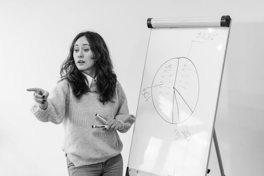 consultant speaking at a workshop