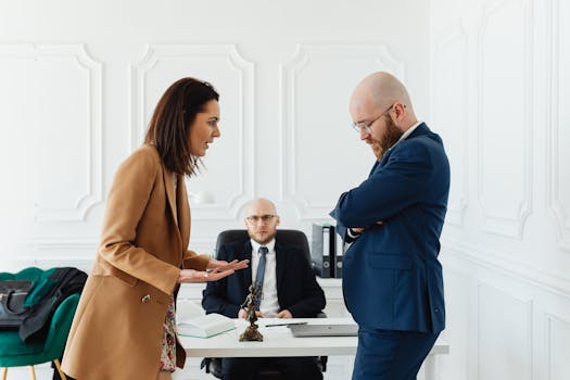 consultant discussing strategy with a client